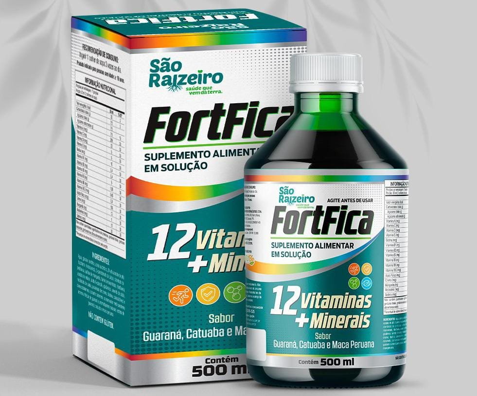 FortFica Líquido Natubio, suplemento alimentar